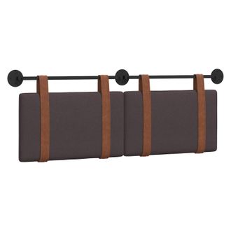 vidaXL Cabecero Colgante Marr&oacute;n Oscuro Pu Antiguo Vidaxl