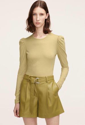 Rebecca Taylor Ruched Ls Top