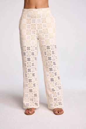 Sundays Crochet Garcia Pants In Cream