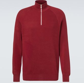 Brunello Cucinelli Pullover in cotone a coste