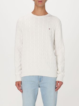 Tommy Hilfiger Kabelgebreide Crew Neck Sweater