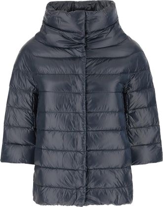 Herno Midnight Blue Nylon Down Jacket