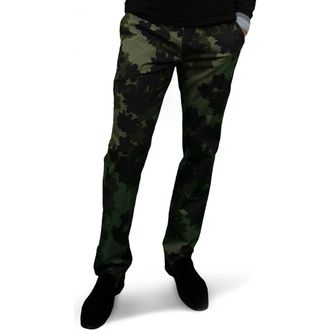 Lords of Harlech Charles Flat Front Chino Printed Pant in Salerno Floral Sage at Nordstrom, Size 34 X 32