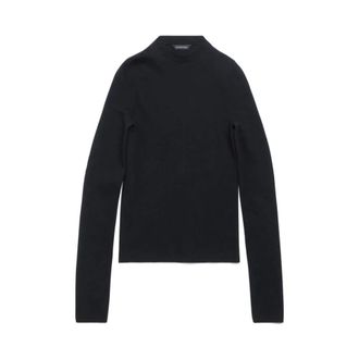 Balenciaga Dames, Tops, Zwart, Maat: S Katoen