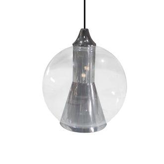 Tosel Suspensi&oacute;n vidrio crhom&eacute;D20 cm