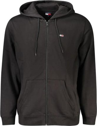Tommy Hilfiger Hoodie met rits - Heren - Vesten met rits - Zwart - S - Katoen - Hoodies & sweatvesten