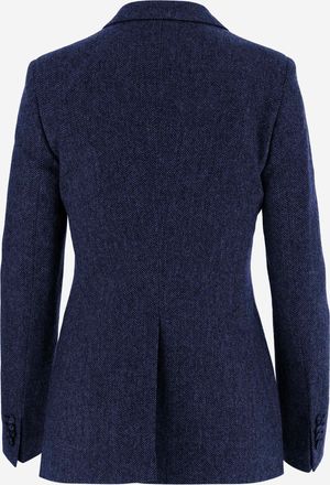 Tagliatore Womens Jacket Parigi Wool And Cashmere Navy