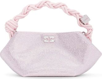 Ganni Dames, Tassen, Roze, Maat: ONE Size Satijn