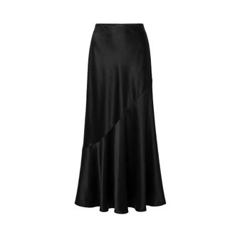 Ermanno Scervino Dames, Rokken, Zwart, Maat: M Satijn