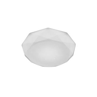 Netlighting Diamante Flush Ceiling 30W LED 3000K 3000lm White Acrylic