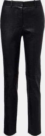 Joseph Coleman leather straight pants