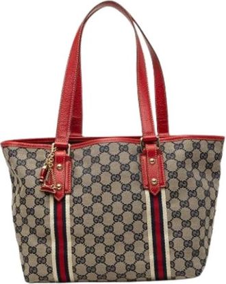 Gucci Pre-owned Jolico Bag - Dames - Vintage Shopper - Veelkleurig - ONE Size - Leer - Vintage
