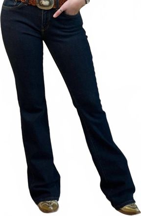 Re/Done Midrise Baby Bootcut Jean In Tinty Rinse