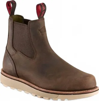 Red Wing Shoes Mens Slip On Boot In Brown
