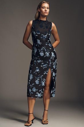 Hutch Darby Floral Jacquard Midi Dress