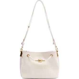 Arezzo Small Daphne Leather Crossbody Bag in Crema White at Nordstrom