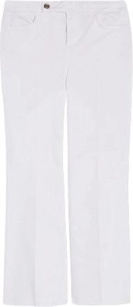 Liu Jo Microflare Cropped Jeans - Dames - Cropped Jeans - Wit - W27 - Katoen - Jeans