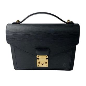 Louis Vuitton Pre-owned Handbags, female, Black, Size: ONE SIZE Pre-owned Monceau 28 Handbag
