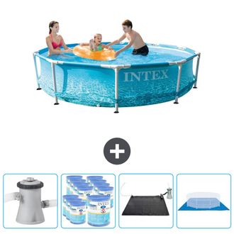 Intex Piscina Con Estructura Redonda - 305x76 Cm - 7-piezas Scb91