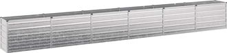 vidaXL Cama De Jard&iacute;n Elevada Plateado 480 X 40 X 55 Cm Galvanizado Vidaxl
