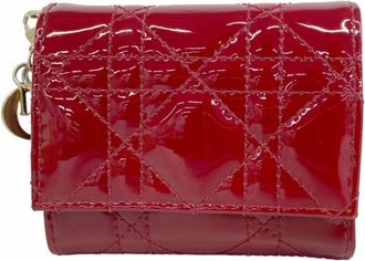 Dior Bordeaux Wallet (Tri-Fold) (Pre-Owned)