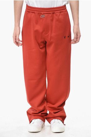 Off-white Track Pants SAMBA with Elastic Waist size M