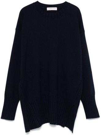 Lamberto Losani ribbed-knit sweater - Blue
