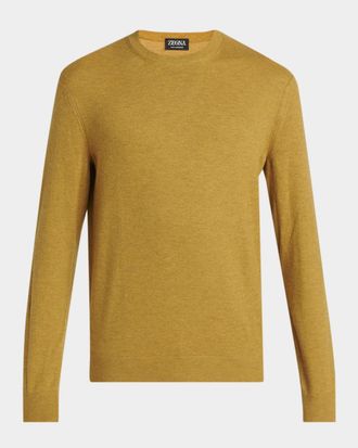 Ermenegildo Zegna Men & apos;s Cashmere Crewneck Sweater