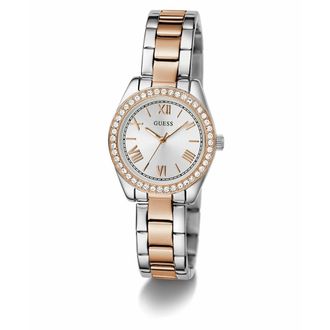 Guess Mini Luna 2-Tone Watch - Dames - Horloges - Veelkleurig - ONE Size - Accessoires