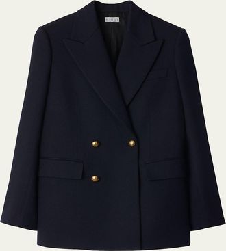 Burberry Double-Breasted Wool Jacket