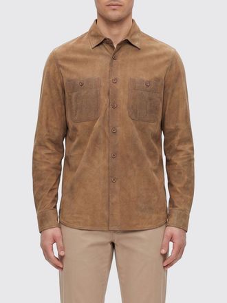 Aspesi Camicia Aspesi in pelle scamosciata