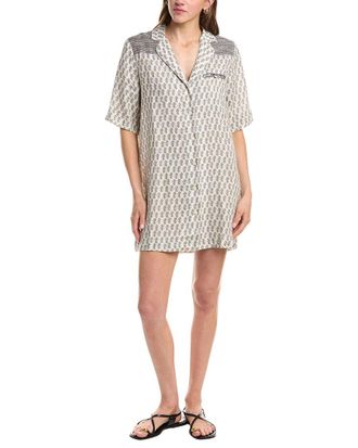 Faherty Paradise Point Linen Shirtdress