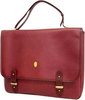 Cartier Pre-owned Handbags, male, Red, Size: ONE SIZE Pre-owned Briefcase