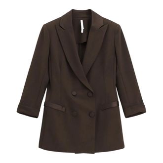 Imperial Jassen, Dames, Bruin, S, Leer, Giacca