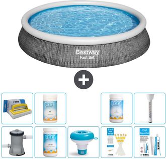 Bestway Piscina Bestway Fast Set Redonda - 396x84 Cm - 8-piezas S43334