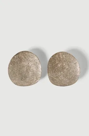 Brunello Cucinelli Sterling Silver shimmer disc earrings at Nordstrom