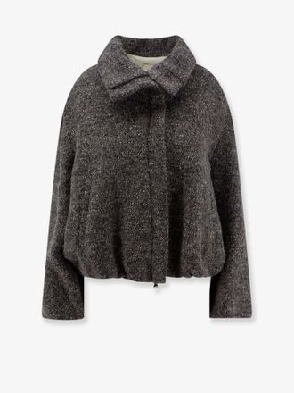 Alysi Giubbino in lana vergine, cotone e alpaca - ALYSI - gender_Woman