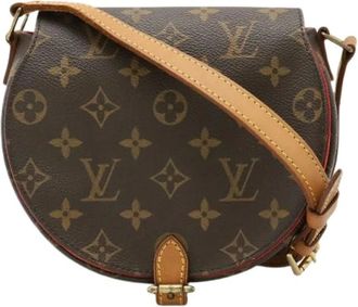 Louis Vuitton Pre-owned Cross Body Bags, female, Brown, Size: ONE SIZE Pre-owned Monogram Tambourin Shoulder Bag