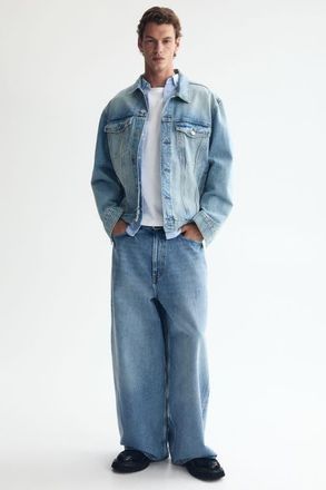 H&M Baggy Jeans in Light Denim Blue at Nordstrom, Size 33 X 32