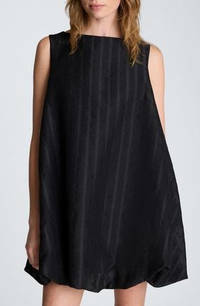 Kenneth Cole Bubble Hem Swing Minidress in Black at Nordstrom, Size X-Small