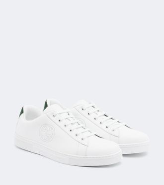 Gucci Ace Web Stripe leather sneakers