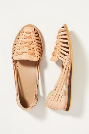 Anthropologie Nisolo Woven Leather Sandals