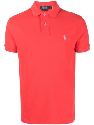 Polo Ralph Lauren short-sleeved cotton polo shirt - Red