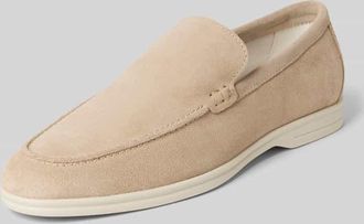 Steve Madden Loafers aus Leder Modell Mayne in Beige, Gr&ouml;&szlig;e 40