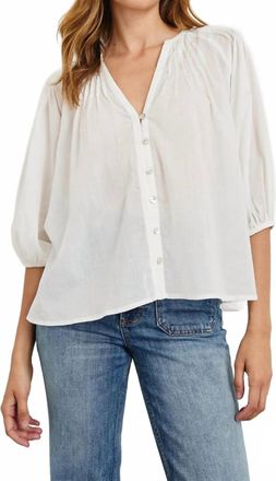Rails White Cassat Blouse