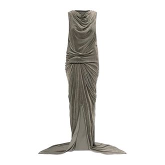 Rick Owens Strutter Jurk - Dames - Jurken - Grijs - Maat: S Zijde
