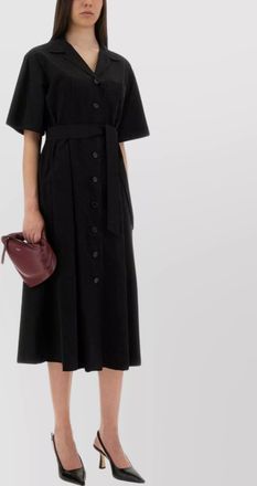 Aspesi waist belted relaxed fit short sleeves