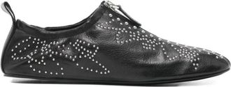 Chlo&eacute; C/Zip Sneakers - Dames - Ballerinas - Zwart - 37 EU - Schoenen