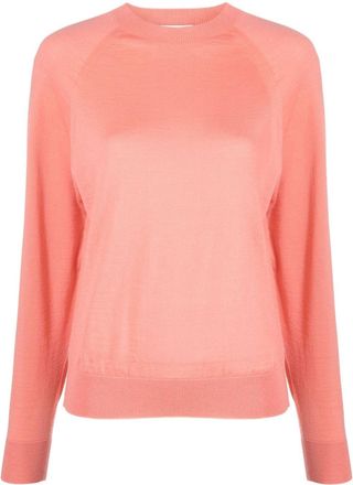 PESERICO crew-neck virgin-wool jumper - women - Virgin Wool - 42 - Pink