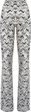 Missoni Pantaloni con motivo a zigzag - Nero